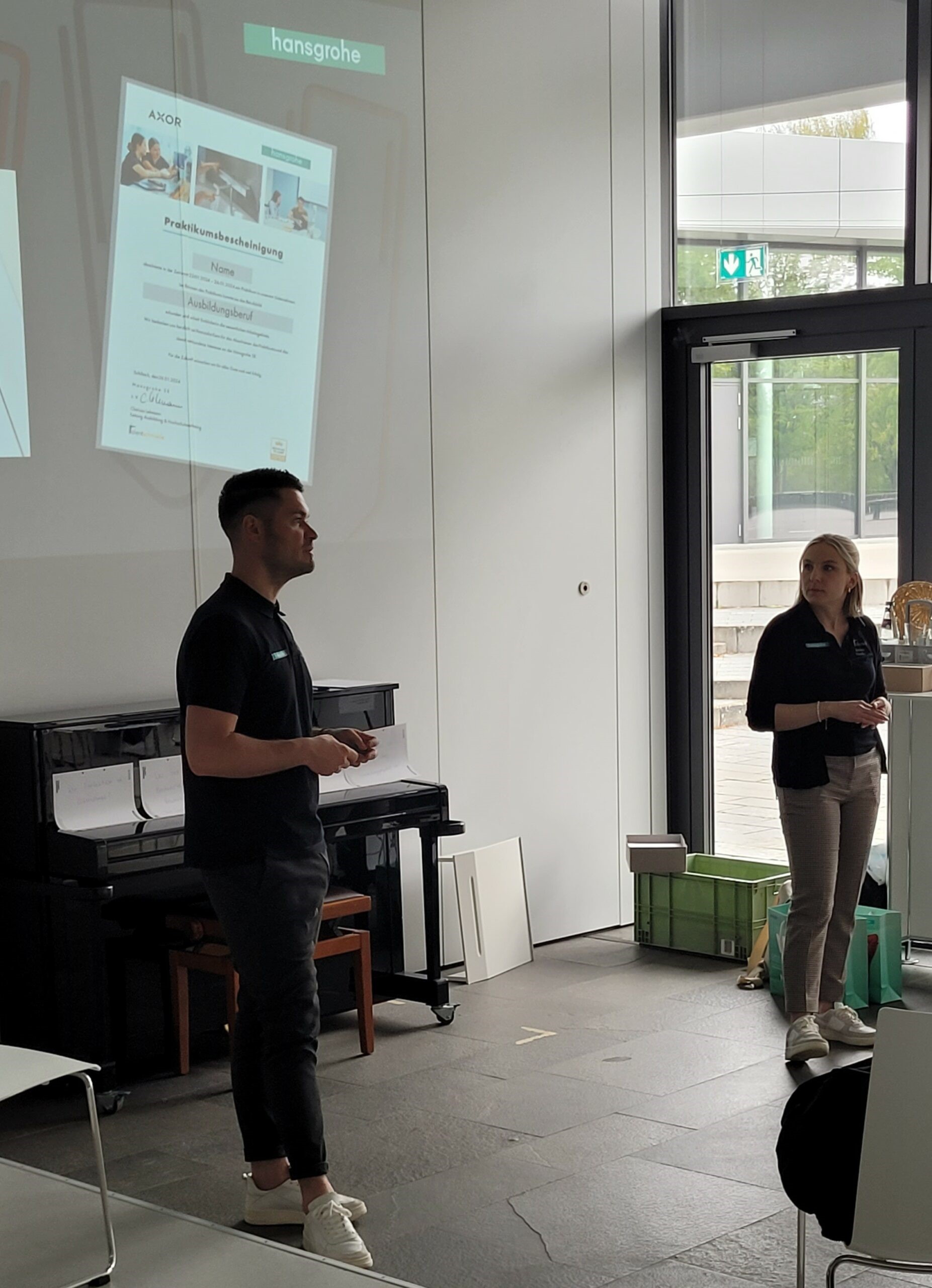 Hansgrohe Bewerbertraining an der EHG